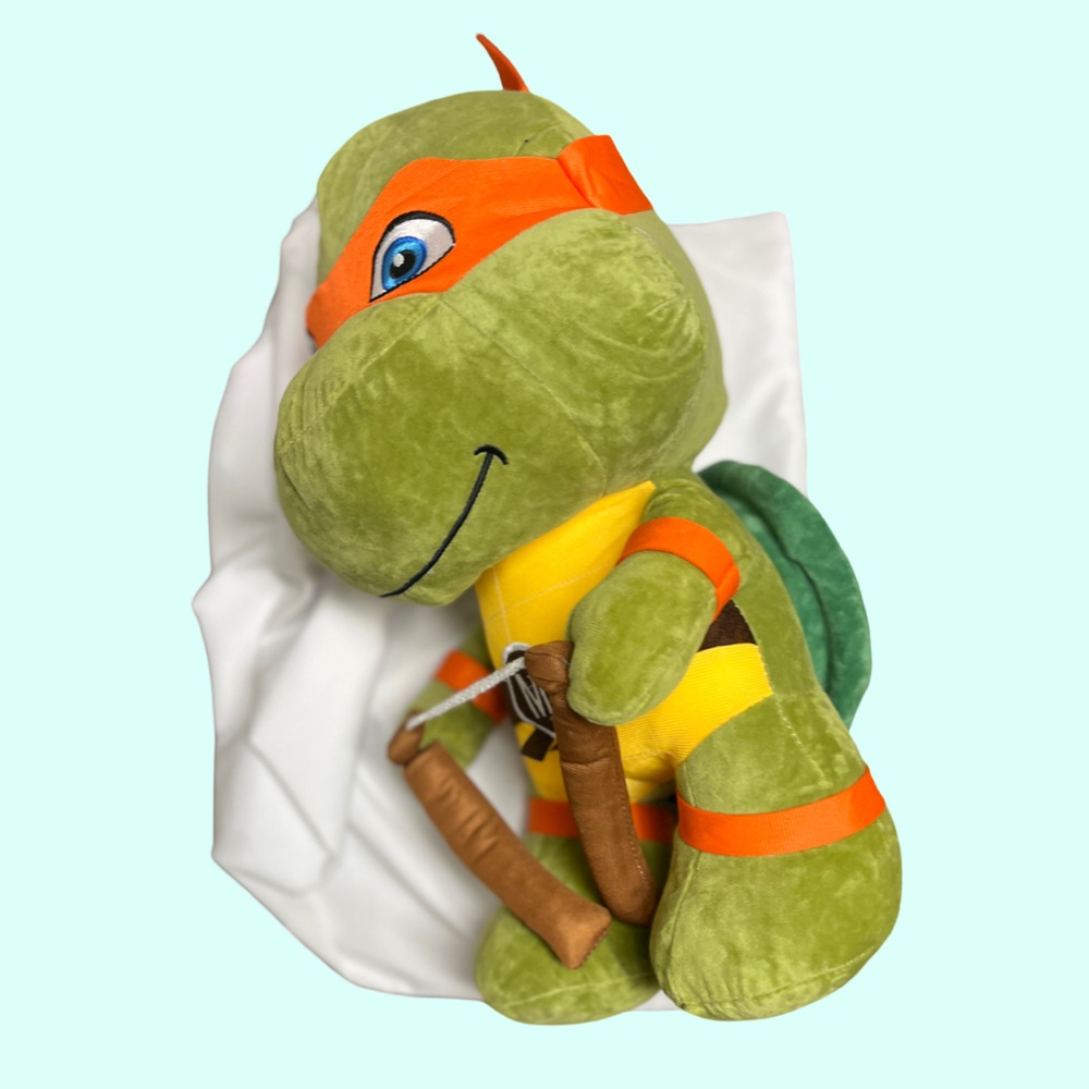Teenage Mutant Ninja Turtle , NIP, Michelangelo, No Tags, Plush, 16.5x10x8” - Picture 4 of 11